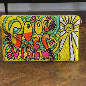 Steve Madden & Ricki Designs COLLABORATION **Good Vibes clutch
